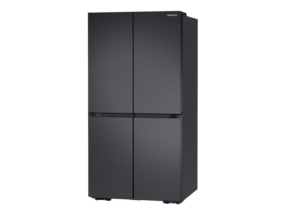 Black Stainless Steel Bottom-Freezer Refrigerator O99572
