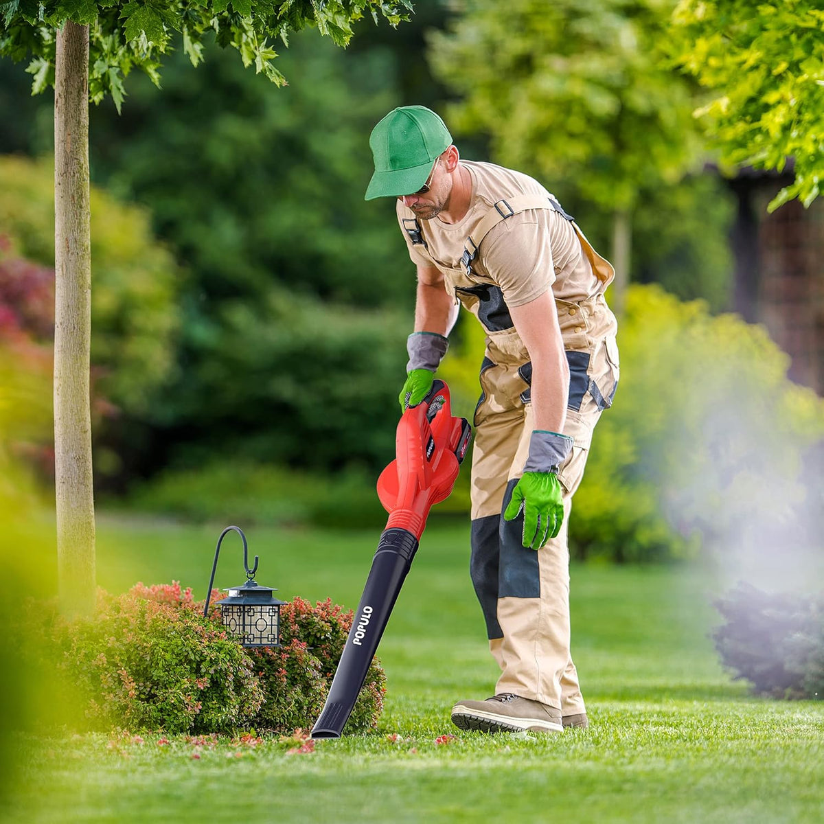 20V Cordless Leaf Blower with 2.0Ah Battery and Fast Charger Q154