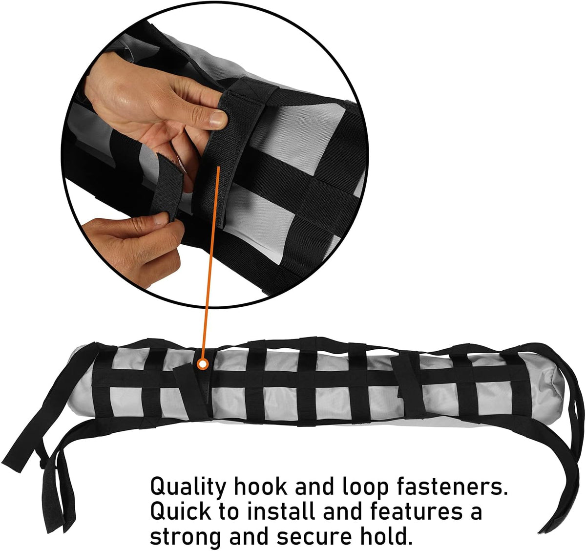 Tear Resistant Tarp Awning Camping Tent with 6 Sandbags I301130