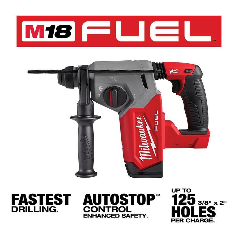 18V Brushless Cordless SDS-Plus Rotary Hammer with Grinder 2-Tool K432133