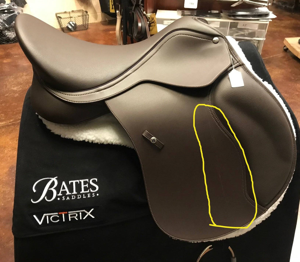 Brown Flocked All Purpose Saddle Z958