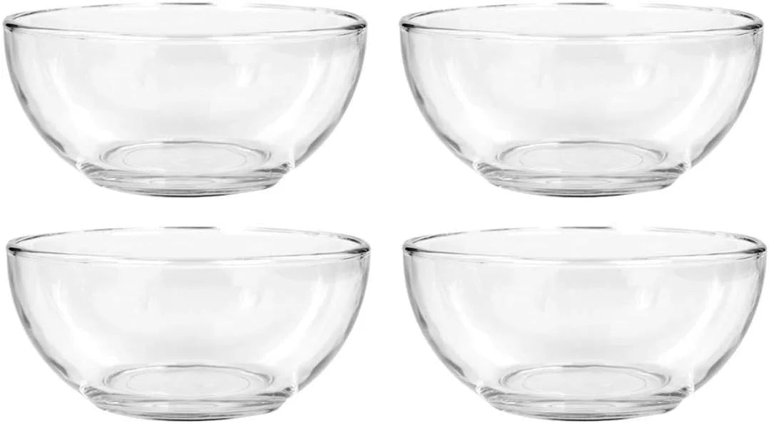 6 In Clear Glass Bowls (4) B8315