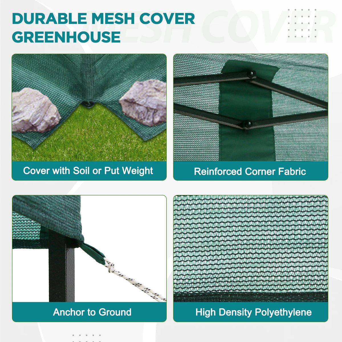 10x10 Pop-up Greenhouse with Mesh Cover N755148