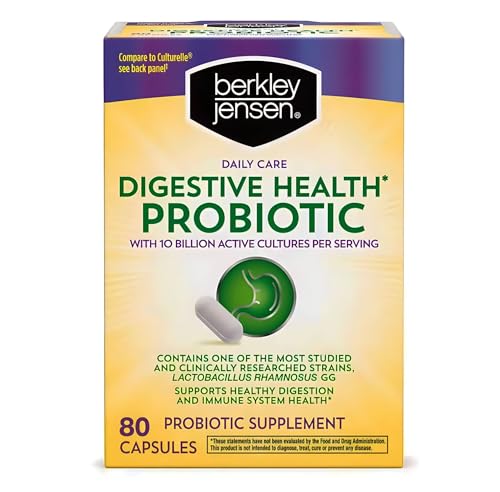80 Capsules Probiotics for Women & Men with Lactobacillus Rhamnosus GG & Lactobacillus Acidophilus A677