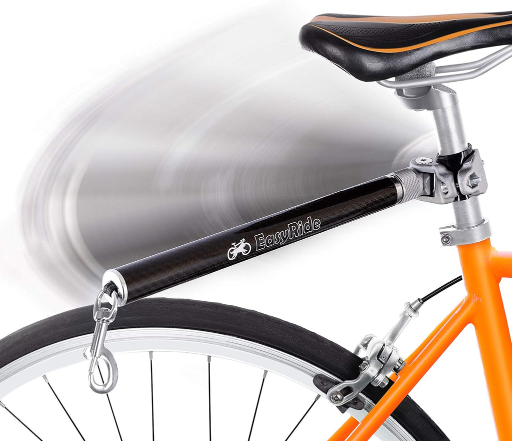 180° Rotating Dog Bike Leash with Shock Absorbers and Quick Attach Mechanism E562631