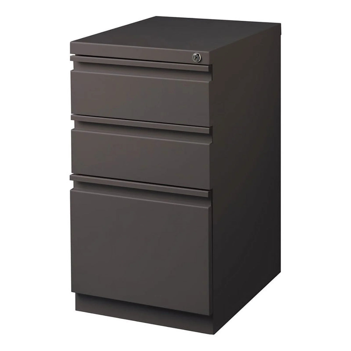 Espresso 3-Drawer Metal Mobile File Cabinet G344511