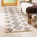 Geometric Moroccan Shag Runner Rug B733