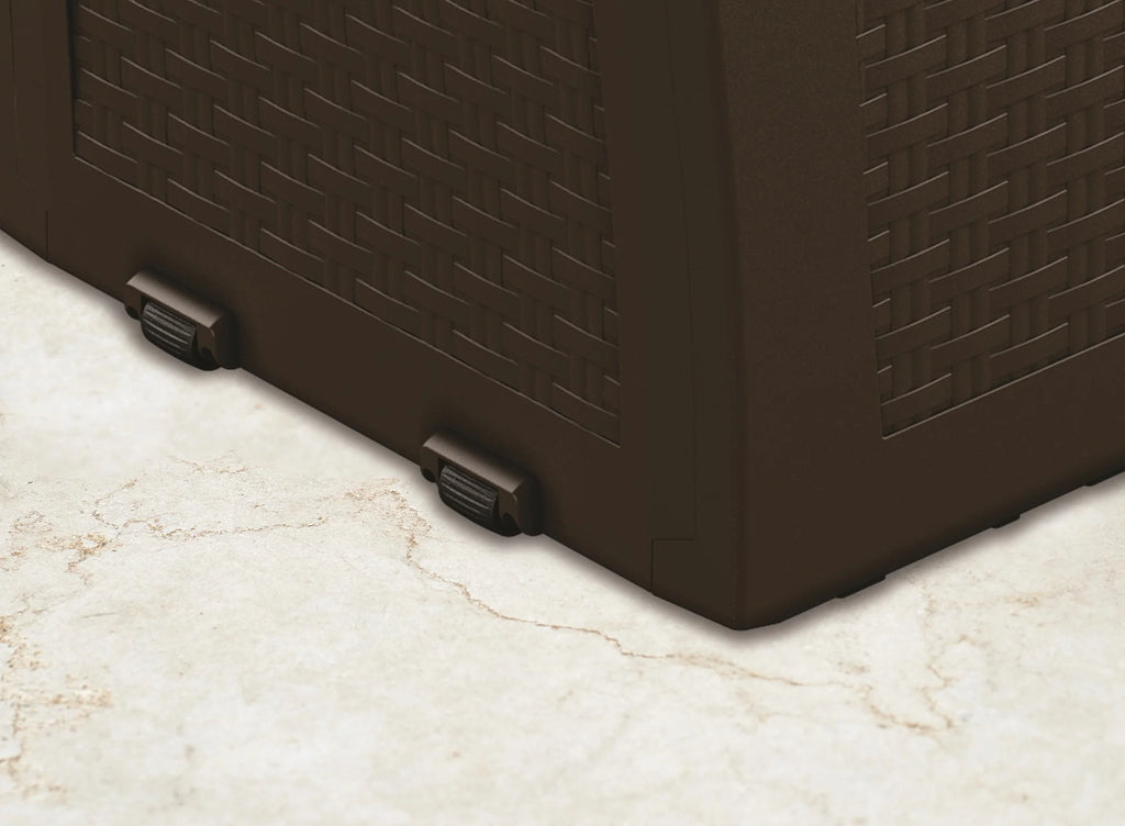 Brown Resin Outdoor Storage Deck Box J4022