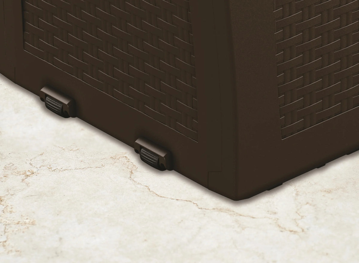Brown Resin Outdoor Storage Deck Box J4022