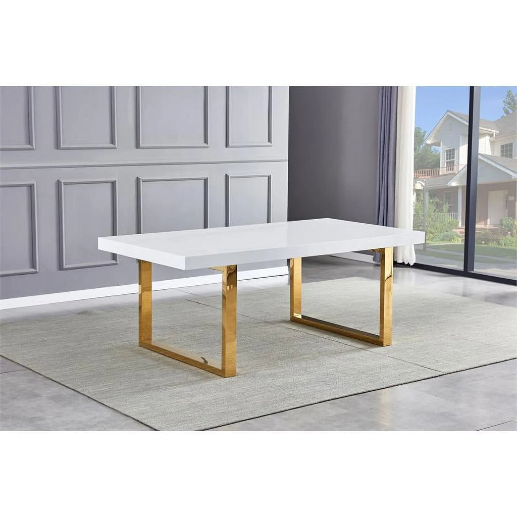 White Modern Dining Table B868