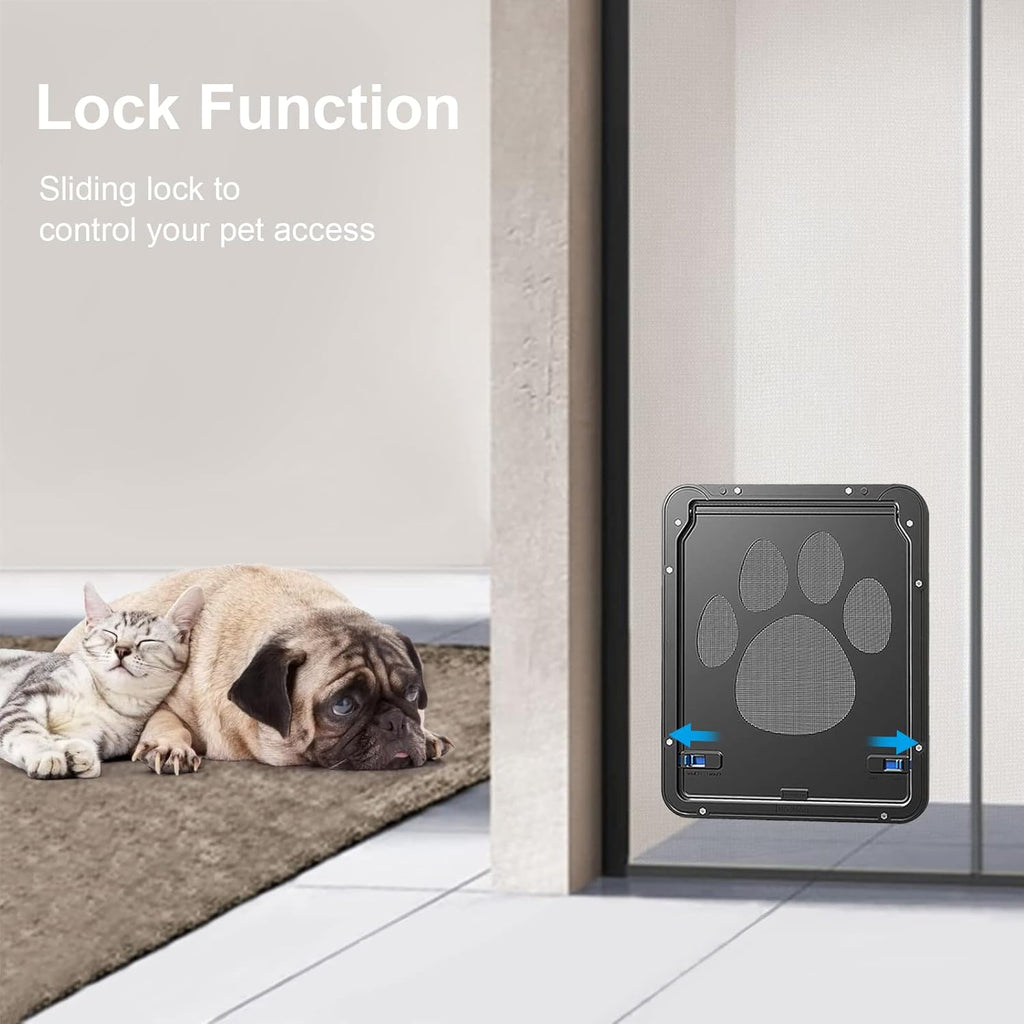 Lockable Magnetic Flap Pet Screen Door, Pack of 2 U3504