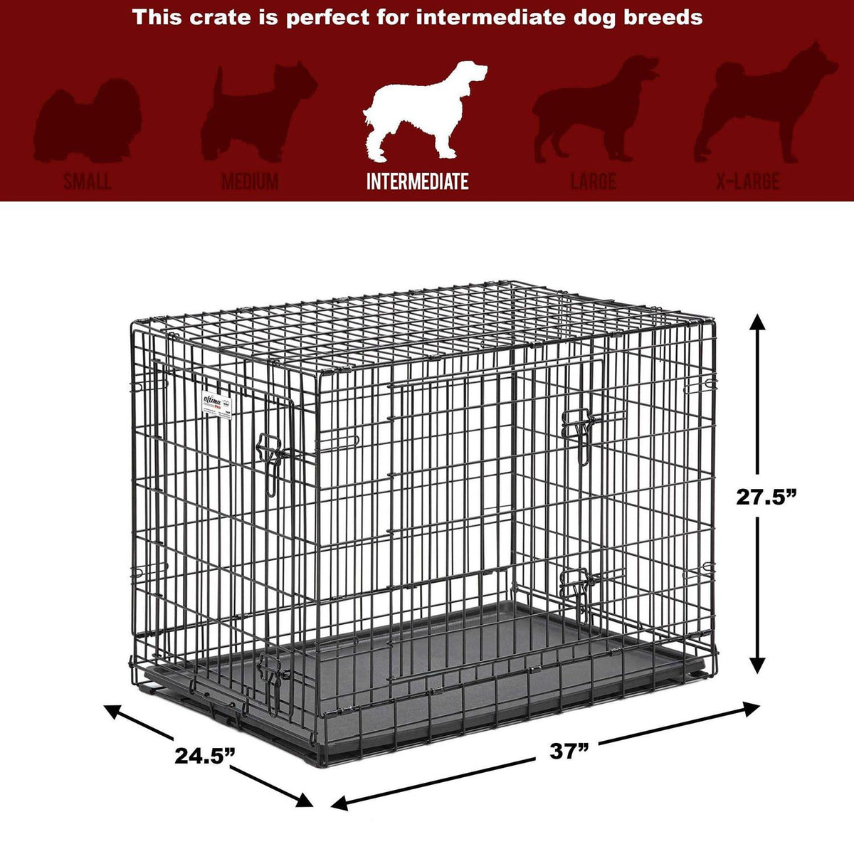 Double Door Dog Crate P795