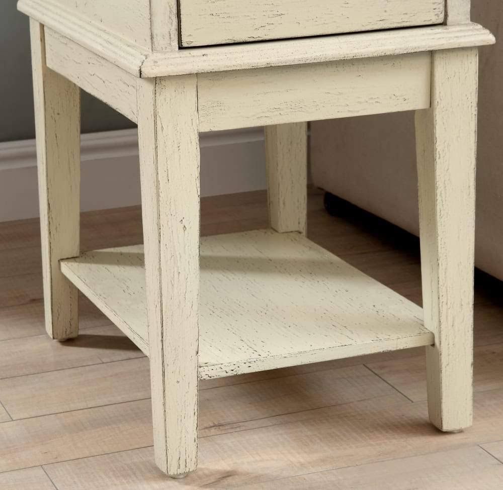 Grey One Drawer Chairside Table M149481