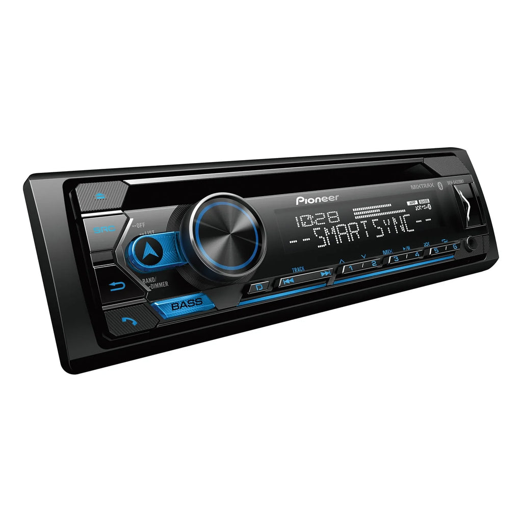 Single-DIN CD Car Stereo with LCD Q447862
