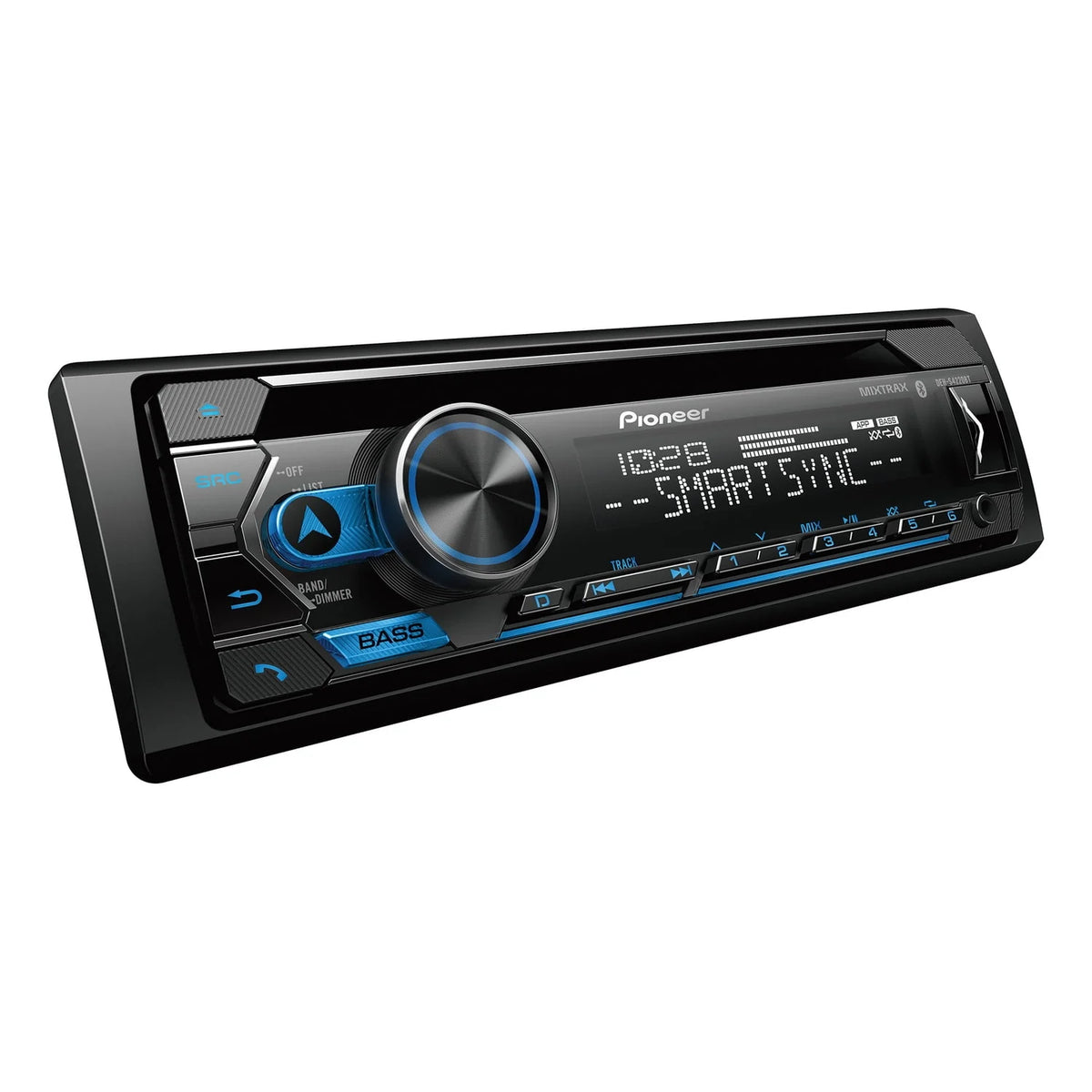 Single-DIN CD Car Stereo with LCD Q447862