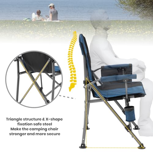 Folding Camping Chair with Cup Holder and Carry Bag U625377