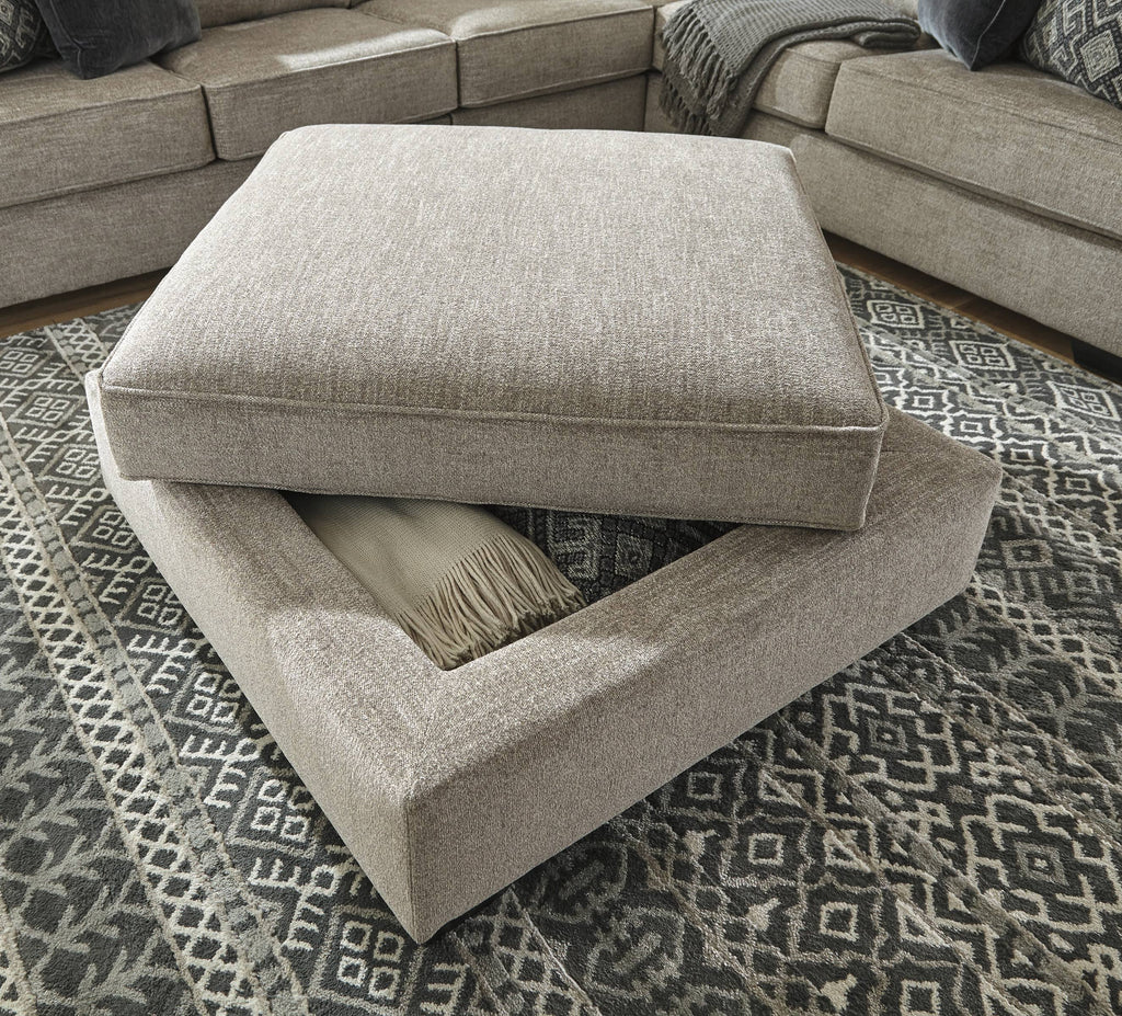 Stone Storage Ottoman L81808