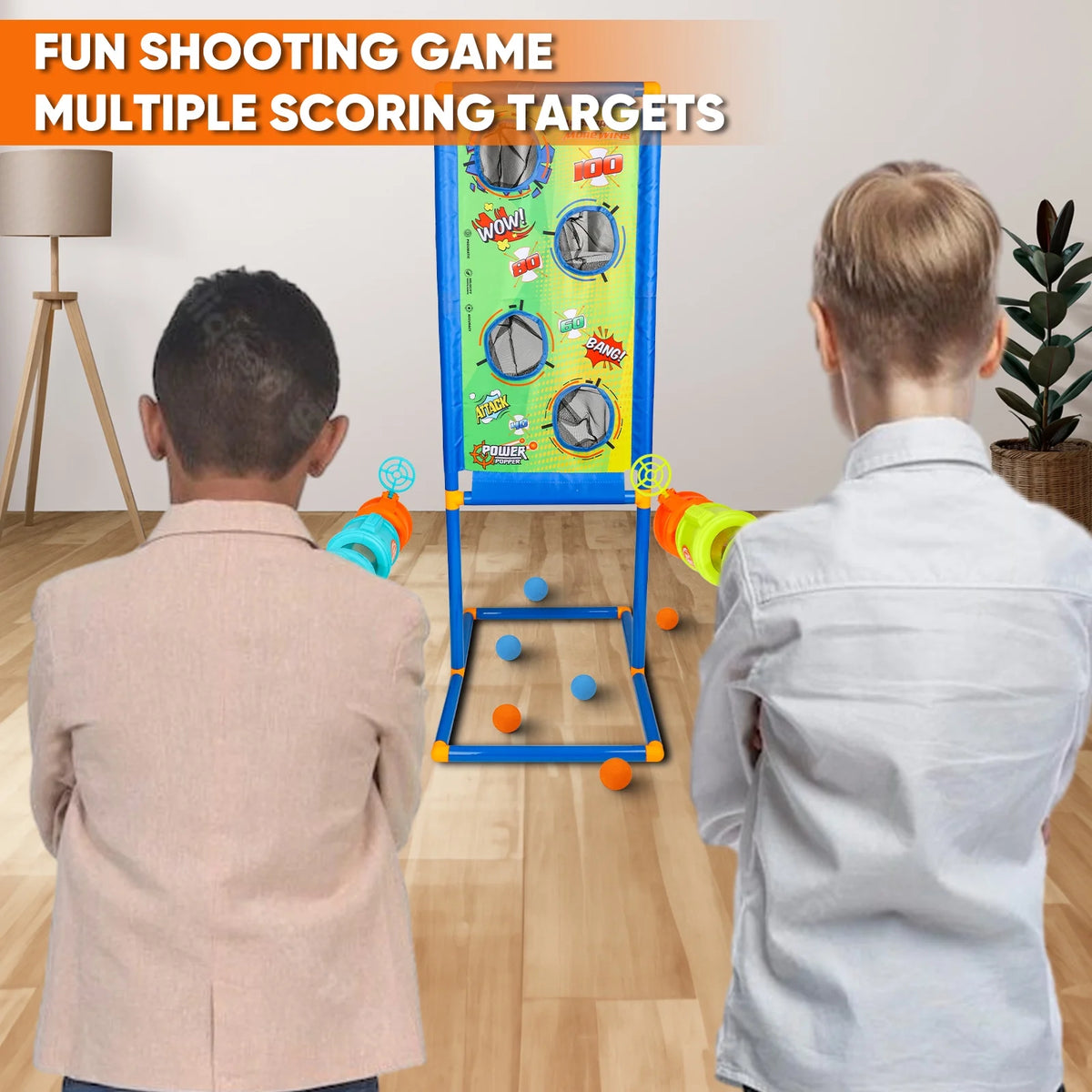 2 in 1 Foam Ball Popper Toy J234