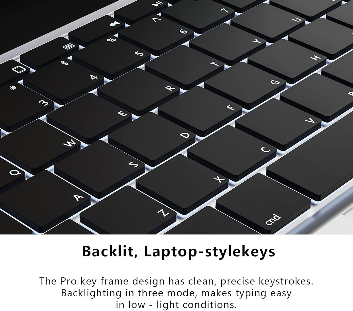 Magnetic Backlit Keyboard Case with Touchpad U766