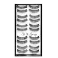 Black Fixe Eyelashes (10 pairs) G58646