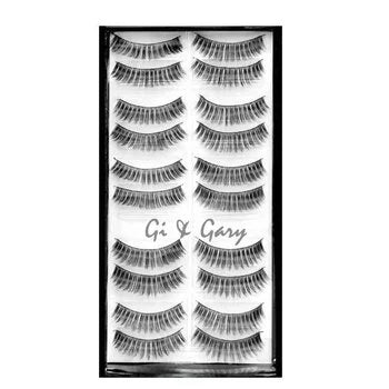 Black Fixe Eyelashes (10 pairs) G58646