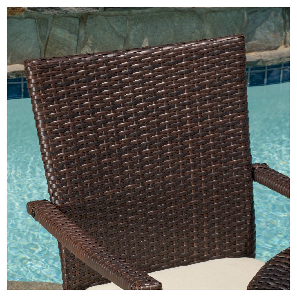 5 Piece Wicker Patio Dining Set M6530