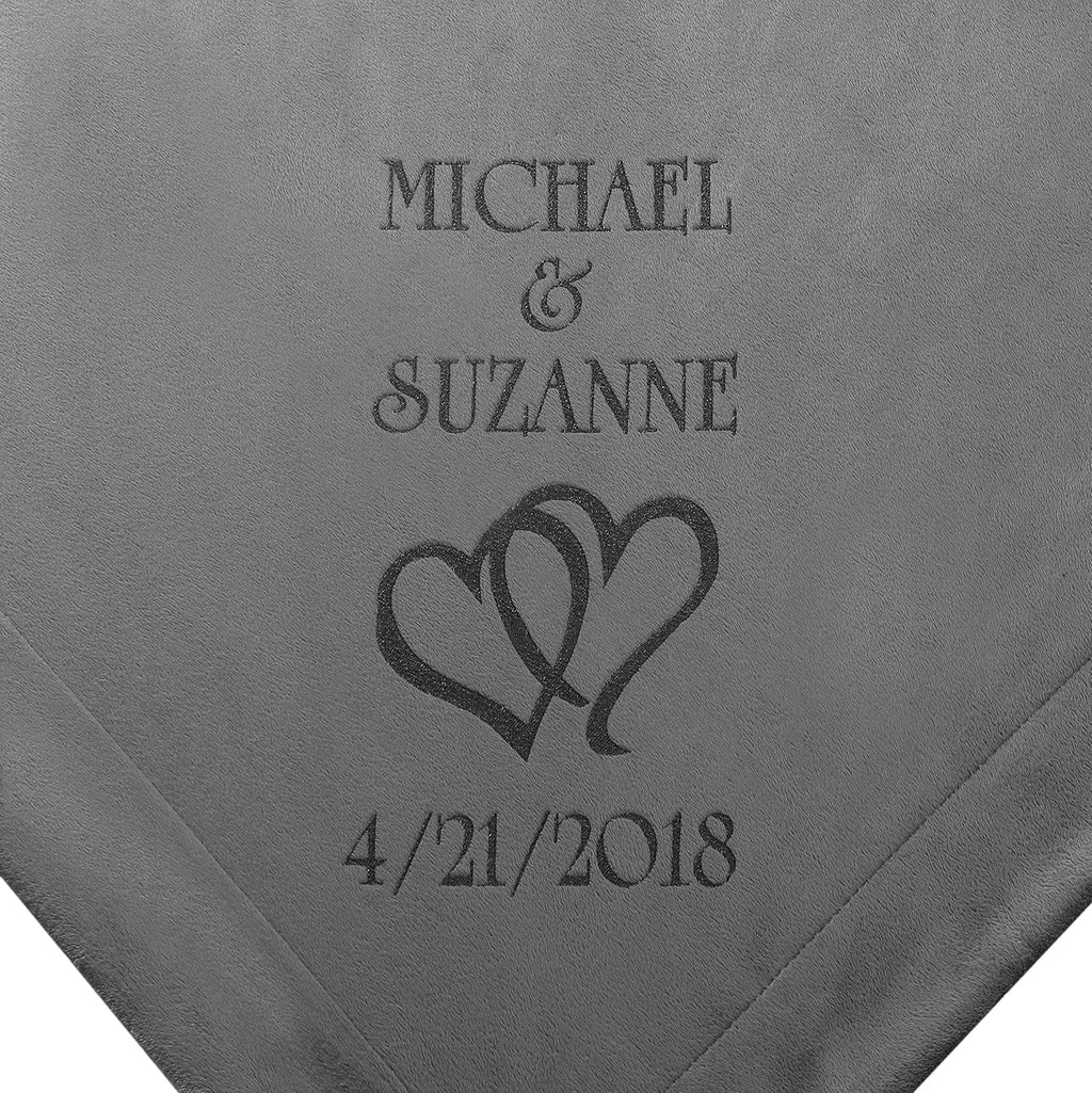 Hearts Wedding Couple Gifts Blanket K93838