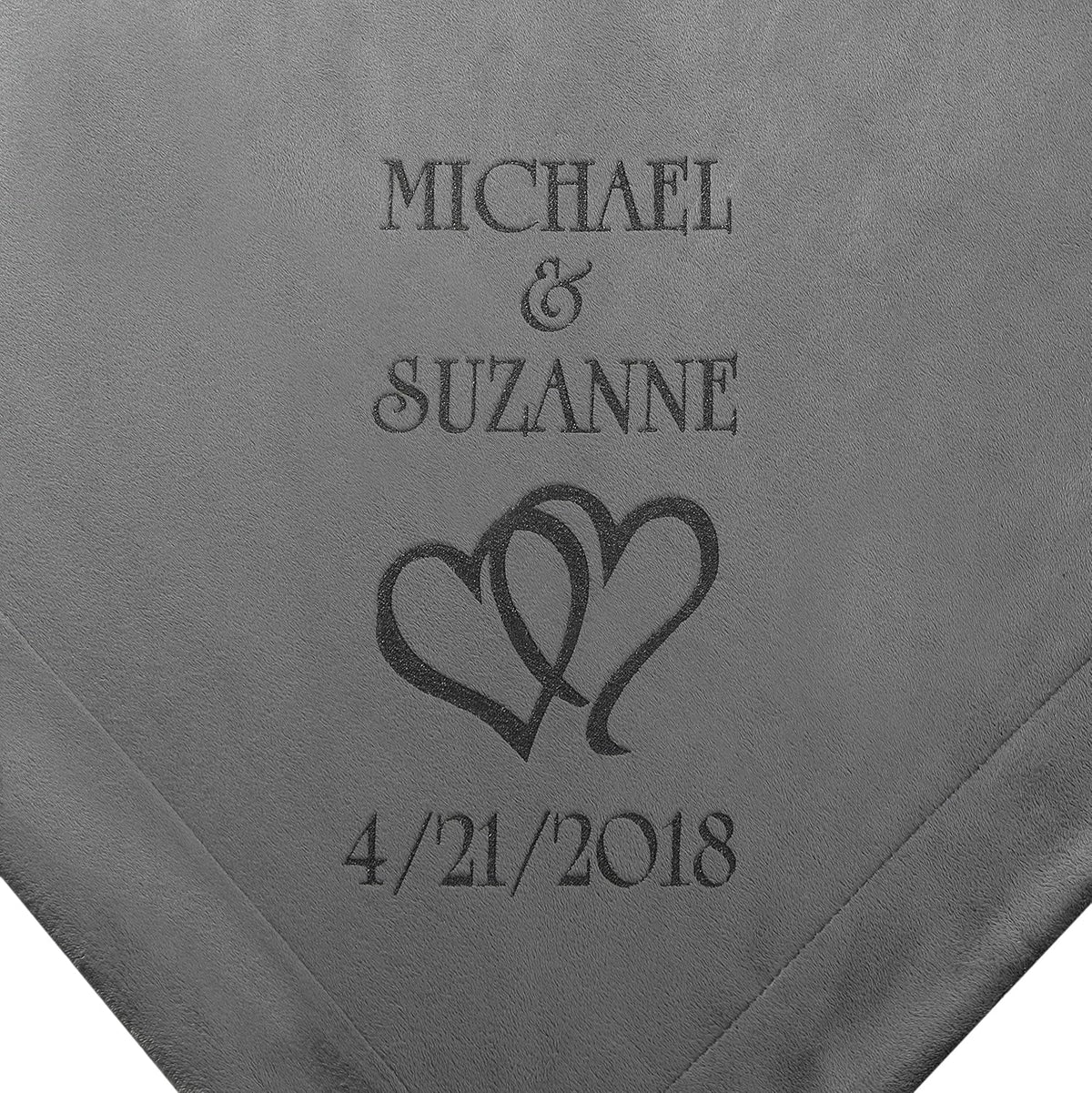 Hearts Wedding Couple Gifts Blanket K93838