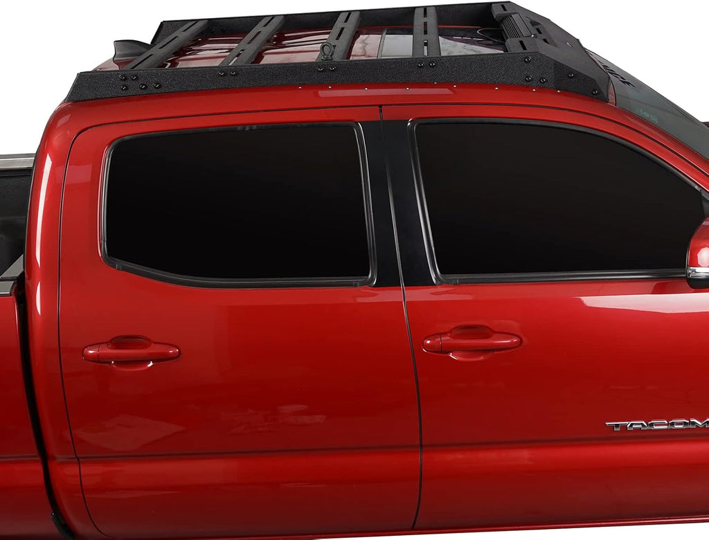 Roof Rack Basket Cargo Carrier with 100W LED Light Bar K781