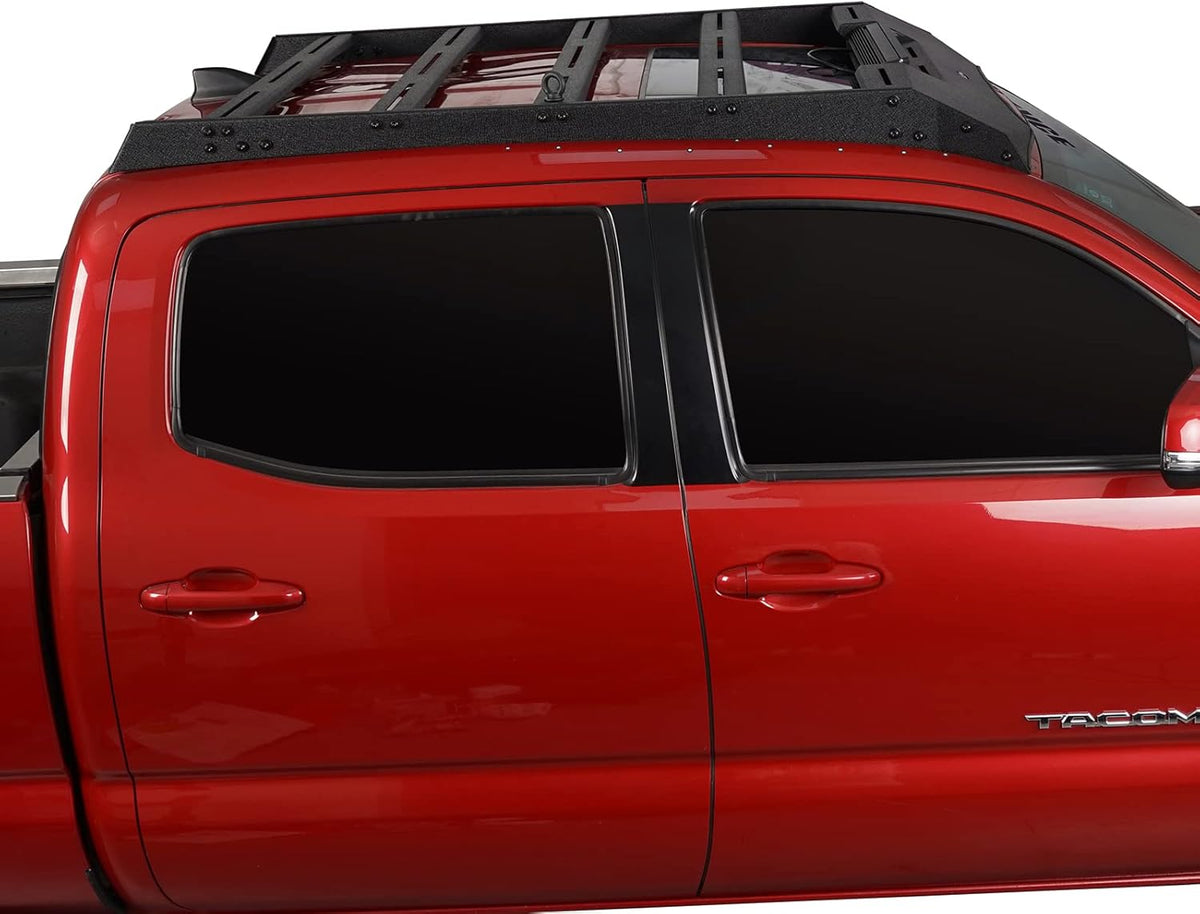 Roof Rack Basket Cargo Carrier with 100W LED Light Bar K781