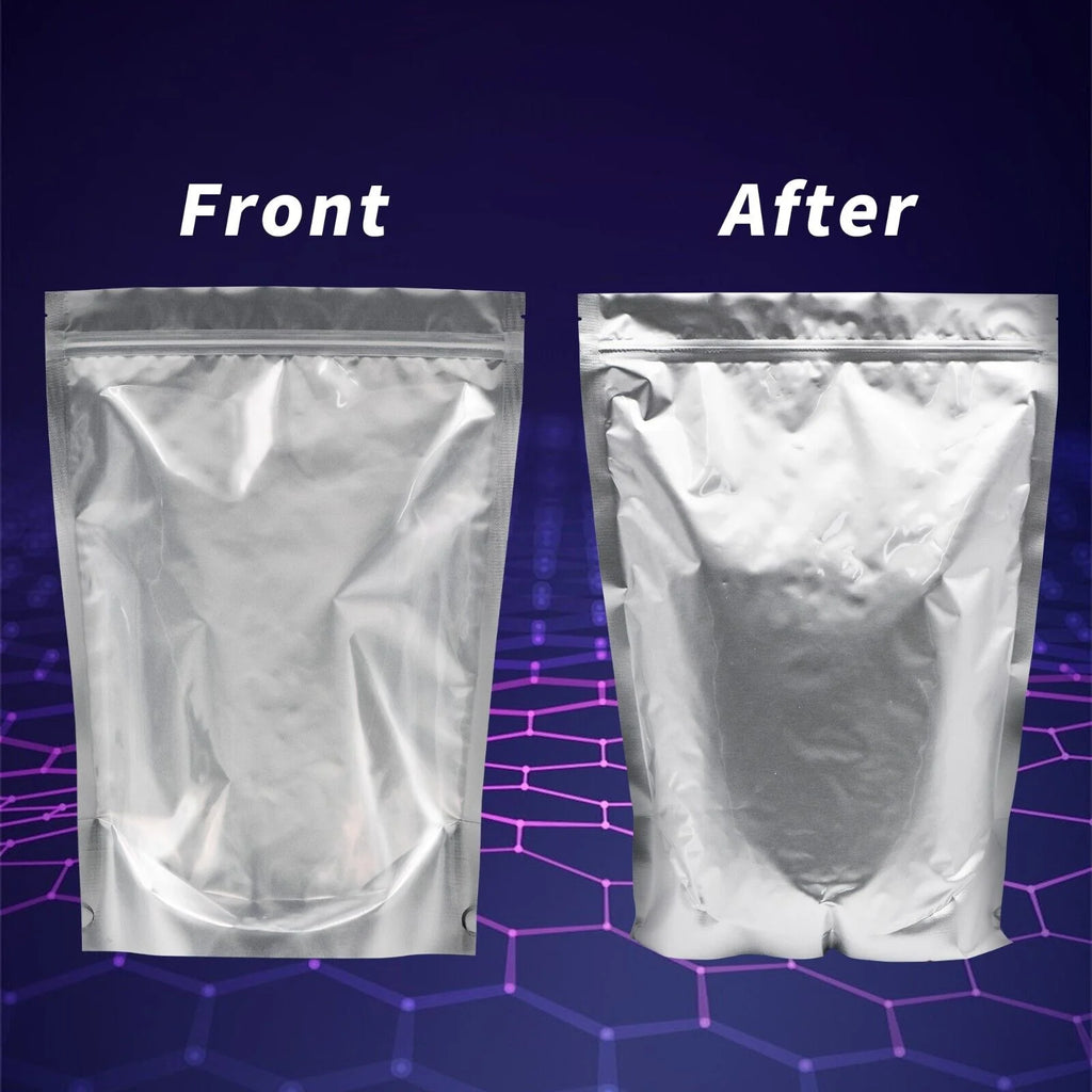 1 Gallon 60pcs Smell Proof Mylar Bags with Clear Window K300