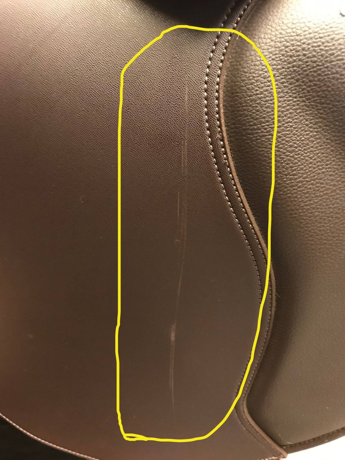 Brown Flocked All Purpose Saddle Z958