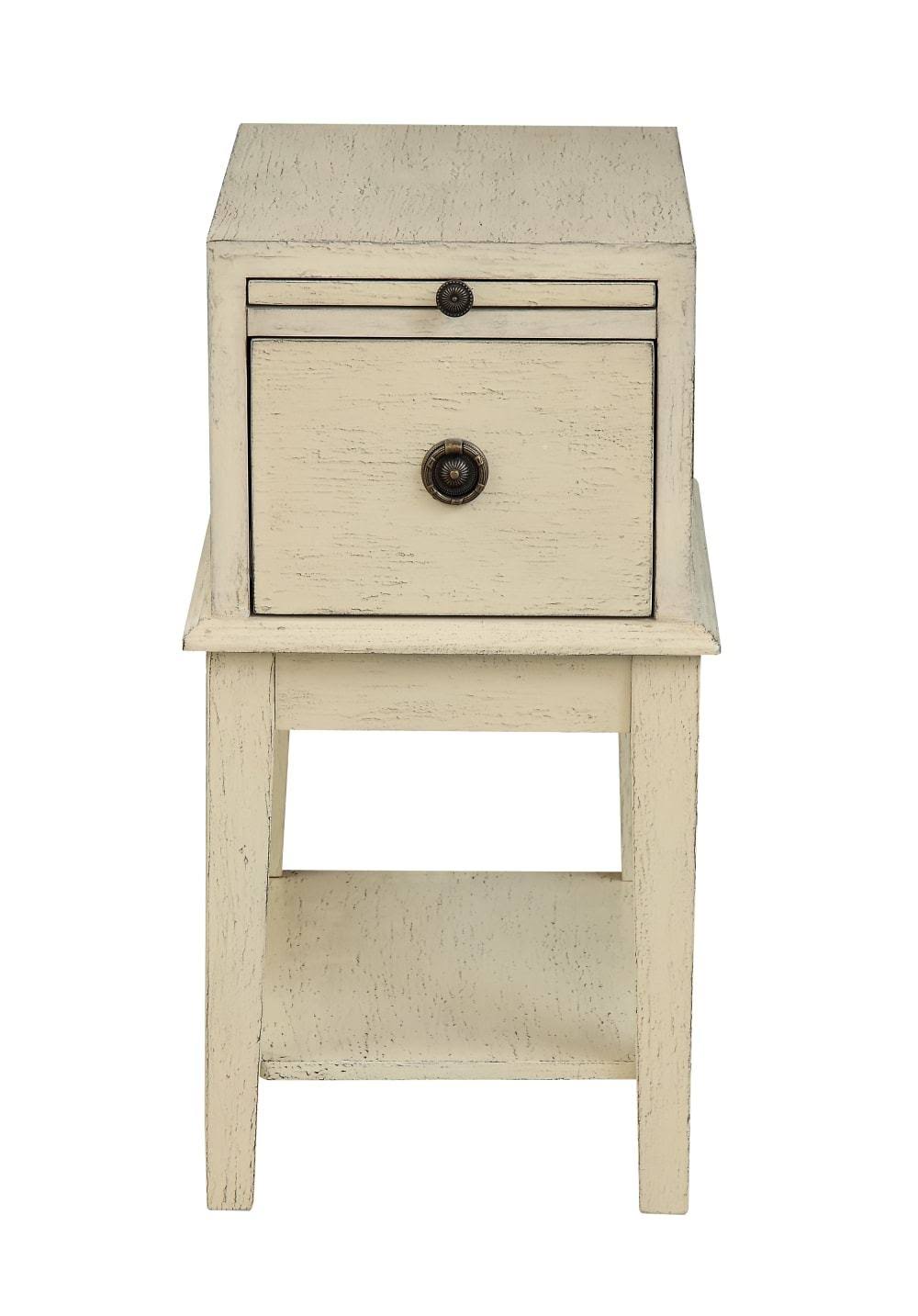 Grey One Drawer Chairside Table M149481