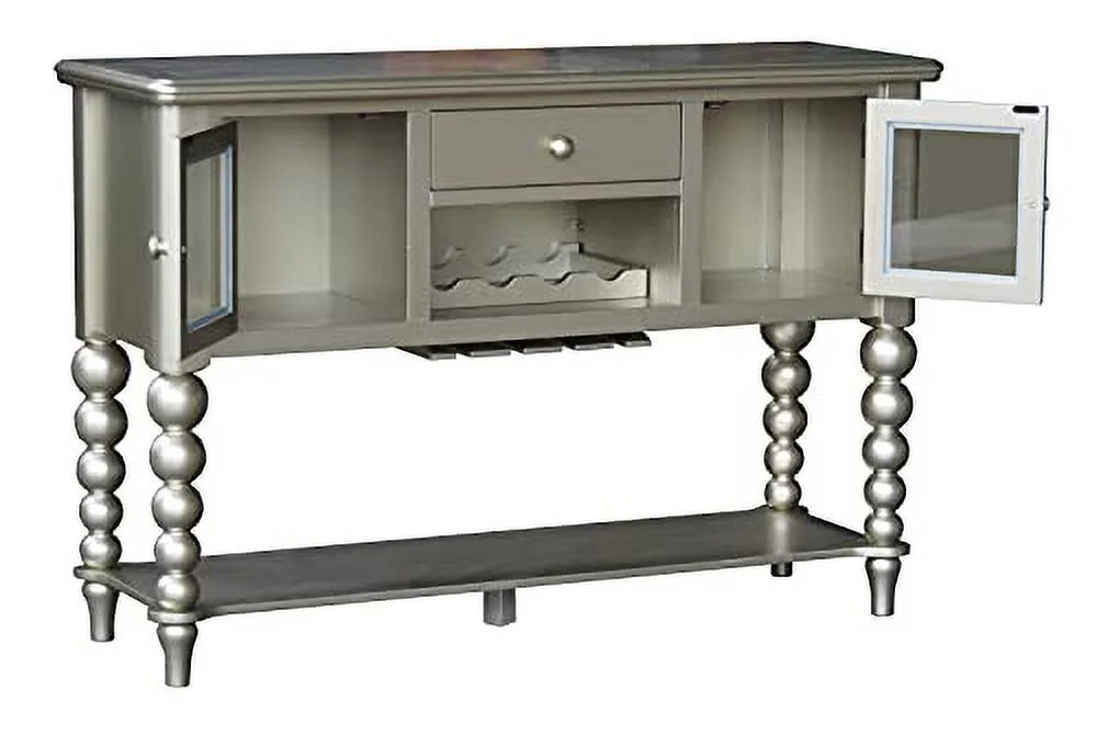 Champagne Sideboard Buffet Storage Cabinet L130