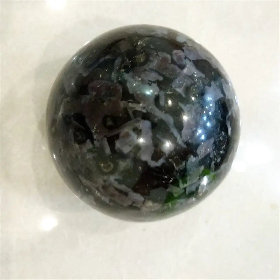 Indigo Gabbro Crystal Sphere 50-55mm C340