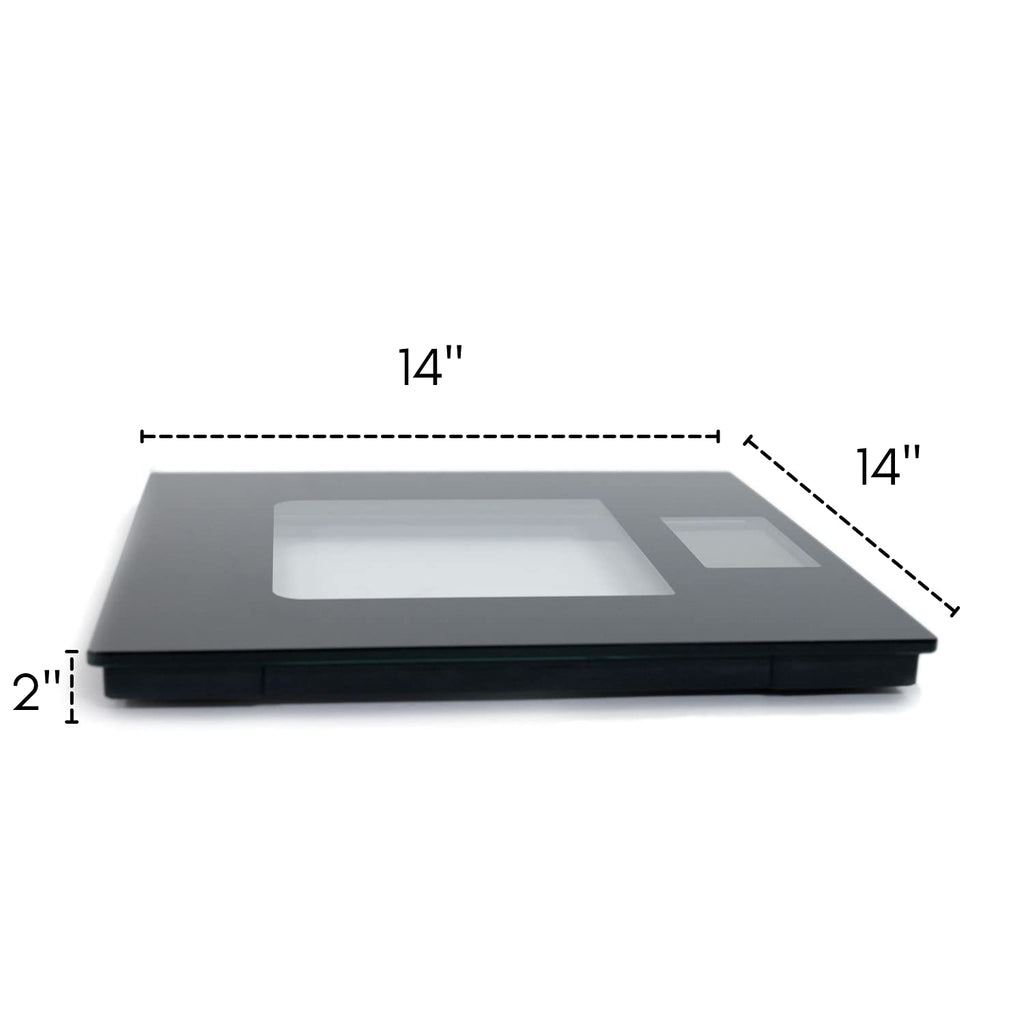 Pack of 2 Glass Digital Bathroom Scale N483760