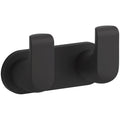 Matte Black Double Robe Hook F86329