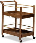 Walnut Brown Trolleys and Carts E38392