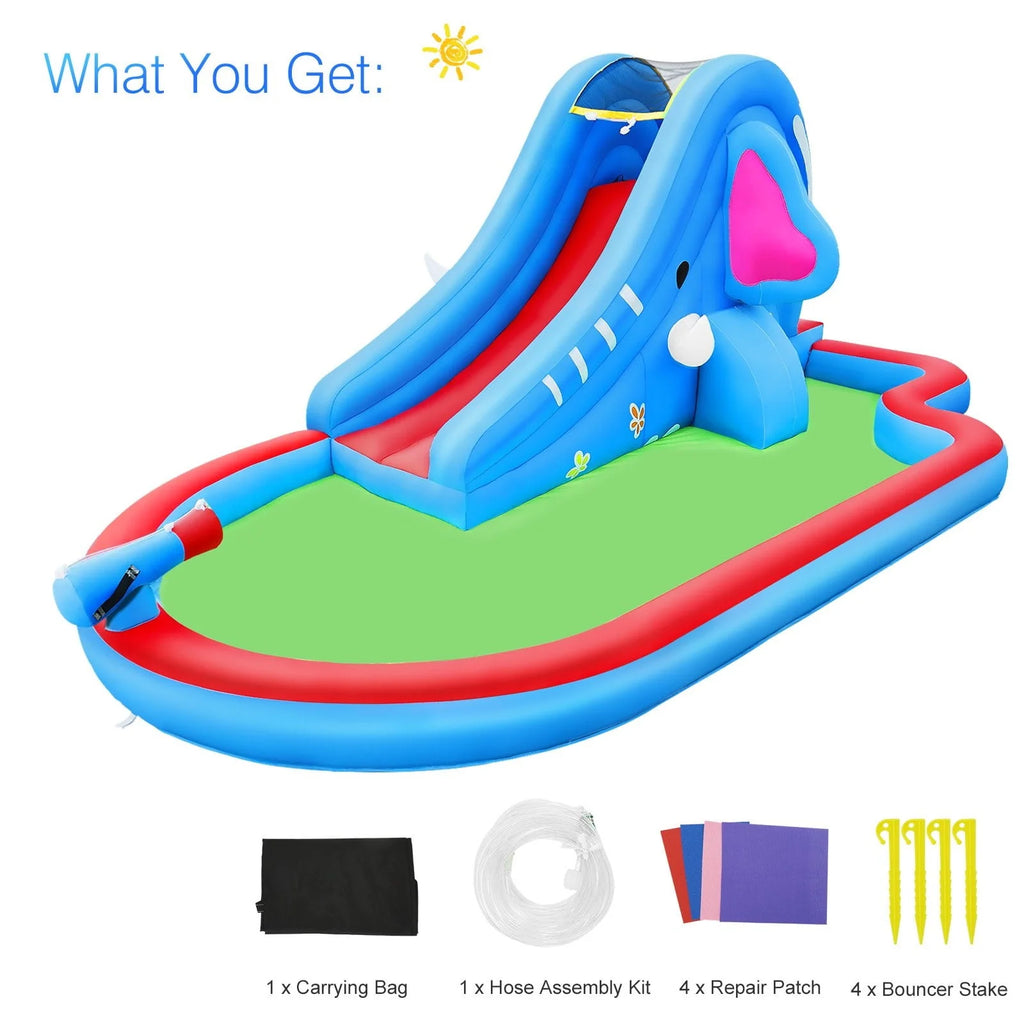 Inflatable Water Slide Kids Pool with Blower T66218
