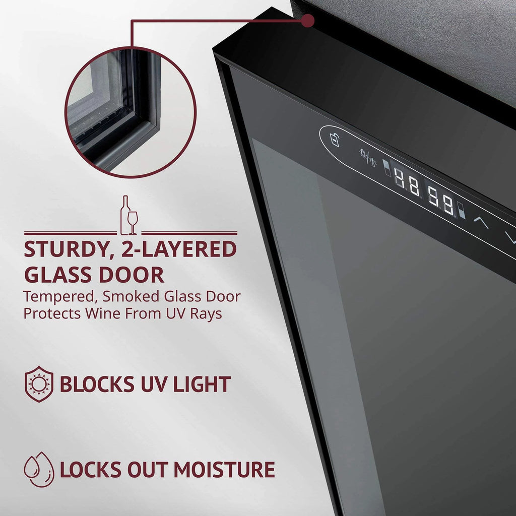 Dual Freestanding 33 Bottle Wine Cooler W83222