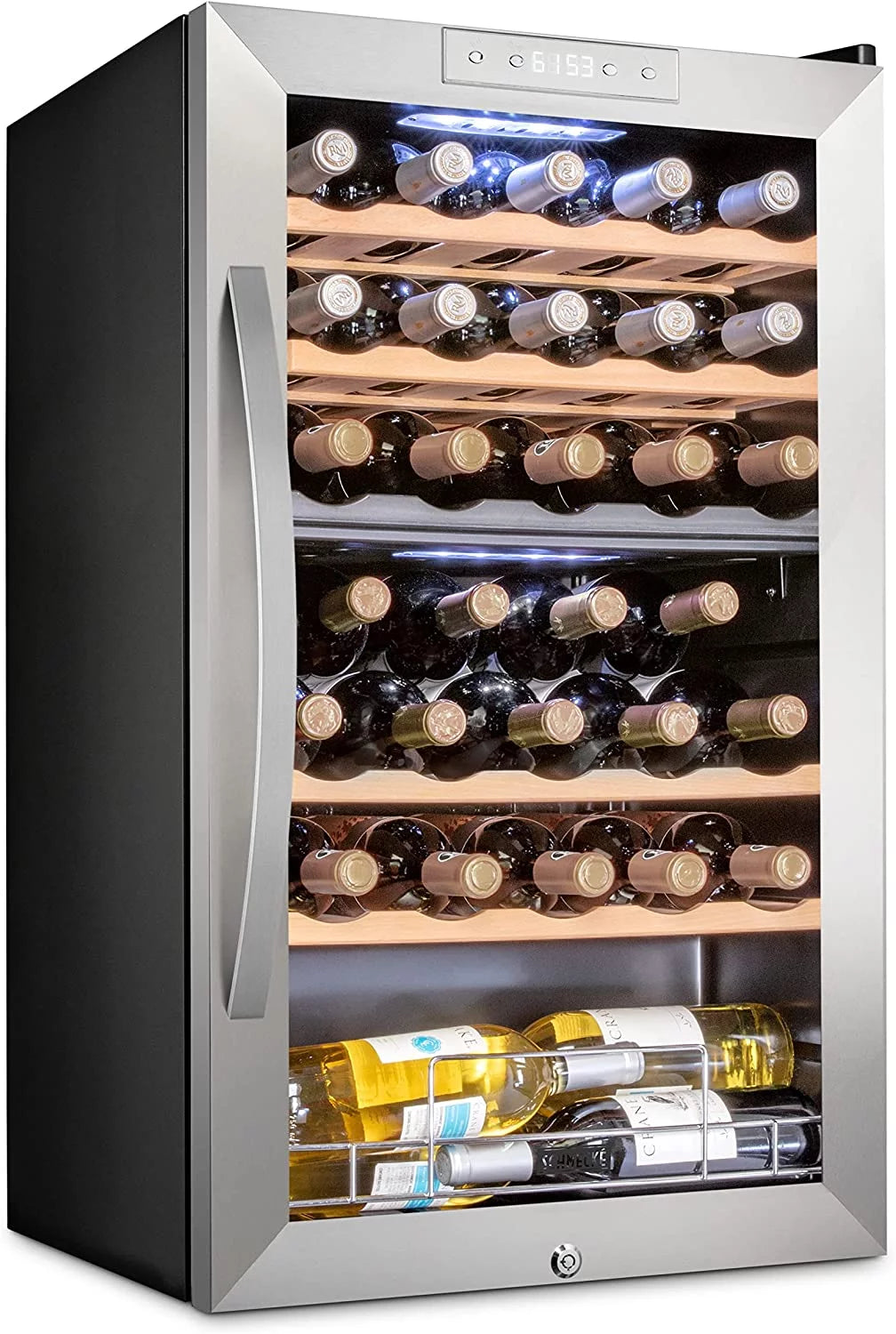 Dual Freestanding 33 Bottle Wine Cooler W83222