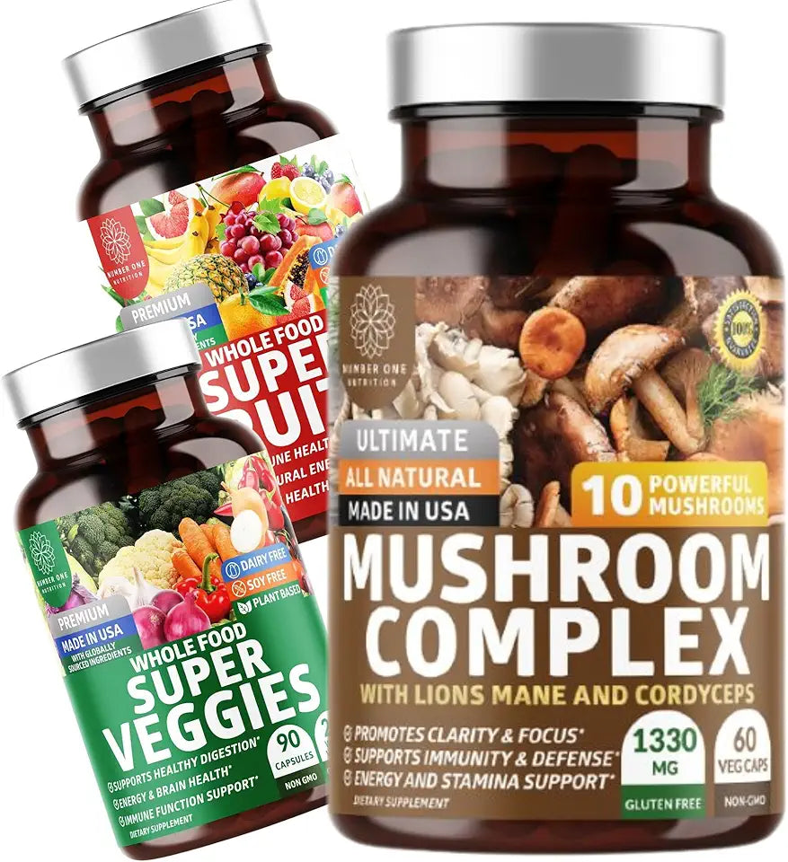 Mushroom Complex and Super Fruits & Veggies 2 Pack N1556