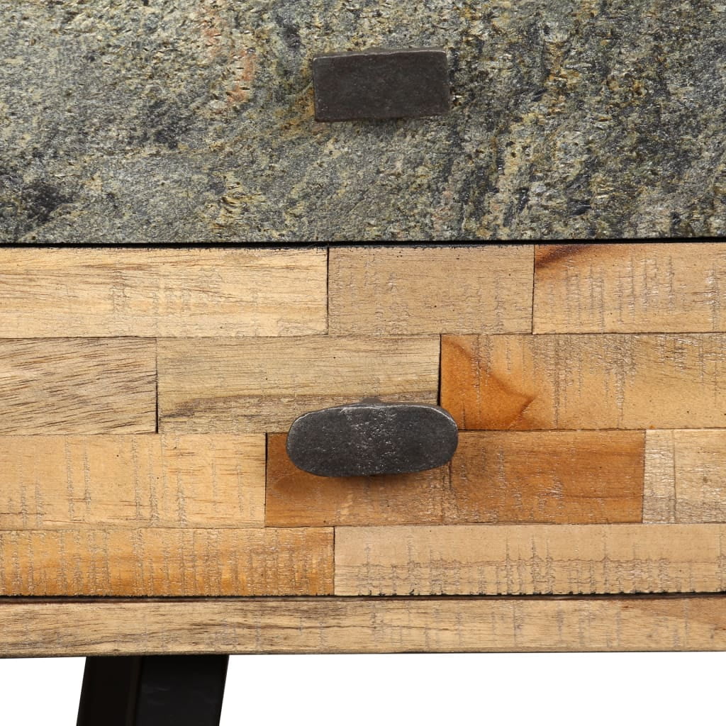 Solid Reclaimed Teak Writing Desk K79262