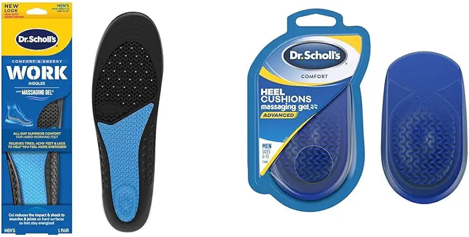 Work Insoles & Heel Cushions with Massaging Gel Y907610