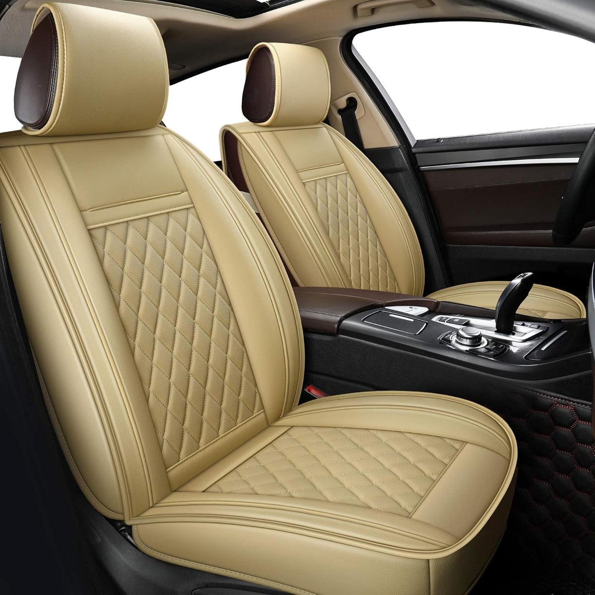 Black & Red Car Seat Covers M5143