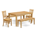 5 Pc Table Set with 2 Dinette Chairs and 2 Benches J43901