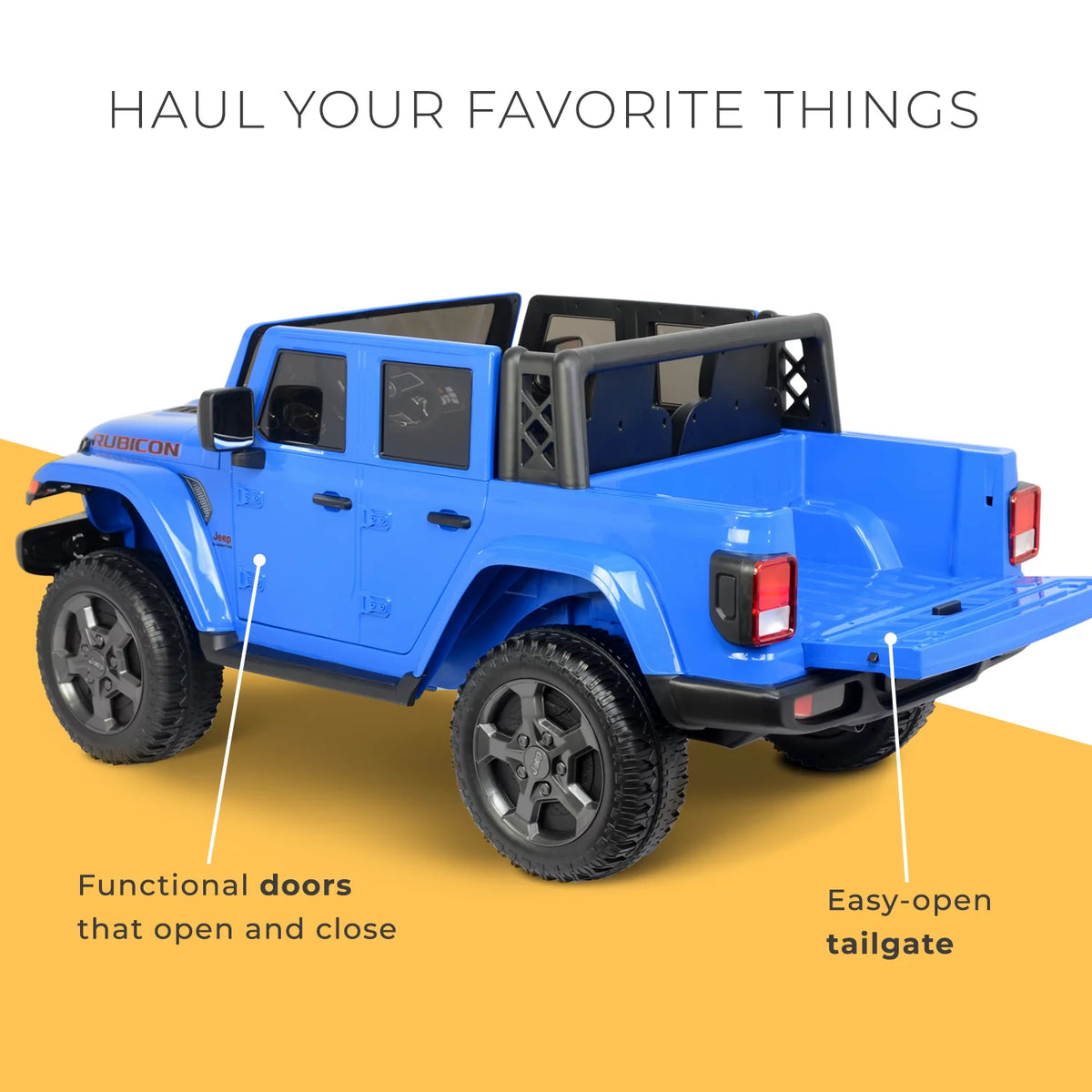 Blue 12V Battery Powered Ride-on Vehicle R3807