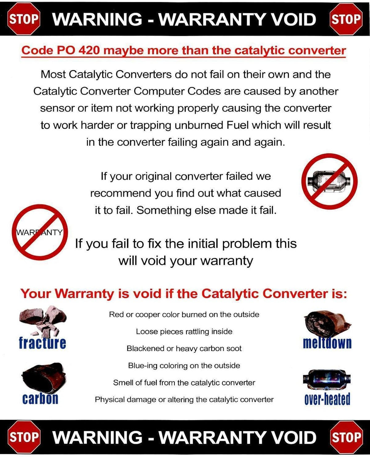 Frt & Rear Catalytic Converter With Gaskets X929648