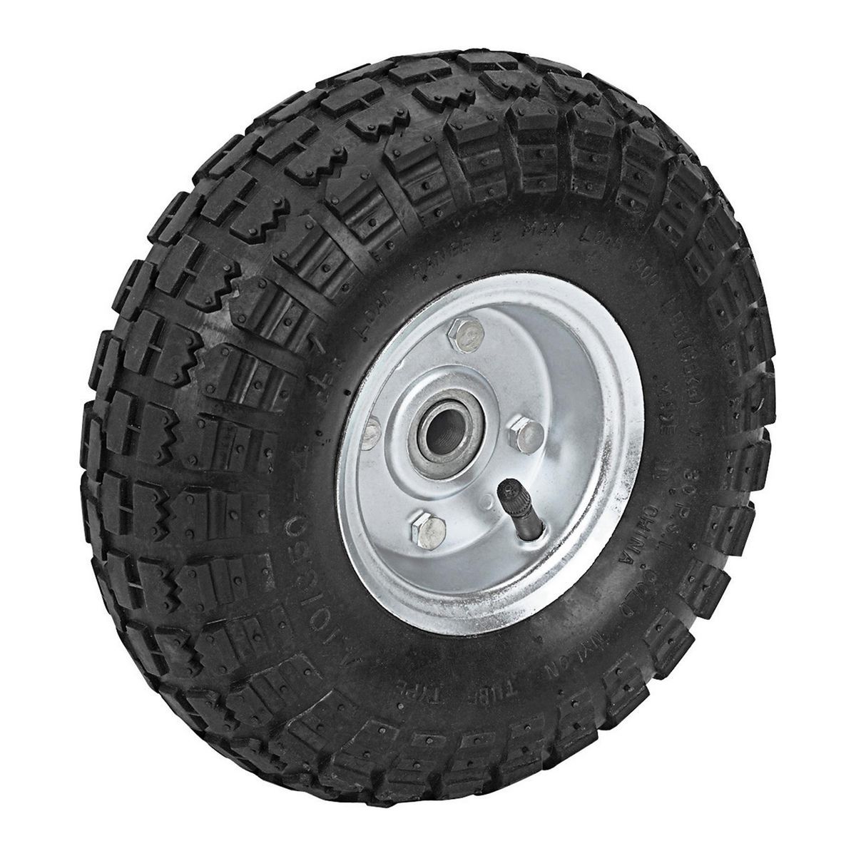 10 in. Pneumatic Tire with Zinc Hub C26971
