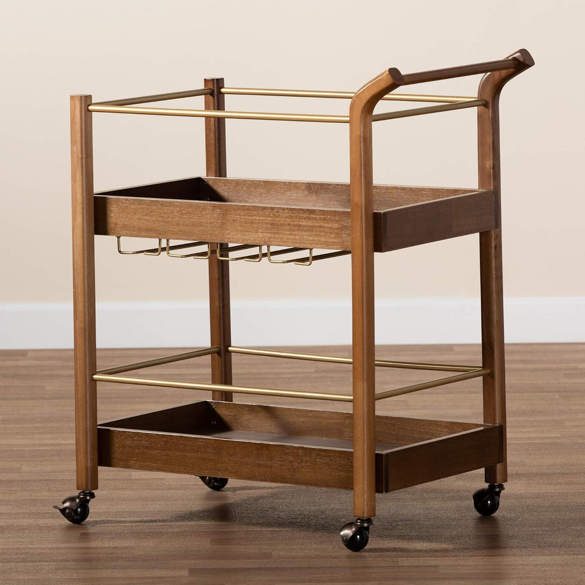 Walnut Brown Trolleys and Carts E38392